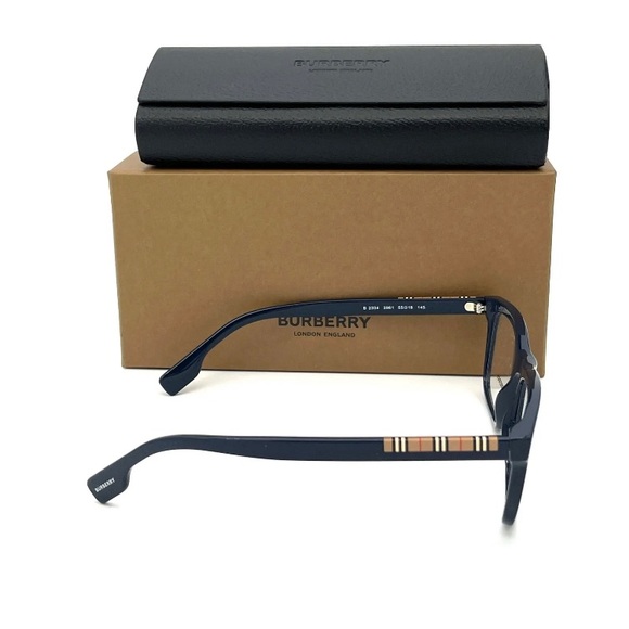 BURBERRY ELM BE2334 3961 Dark Blue / Demo Lens 55mm Eyeglasses - Picture 8 of 8